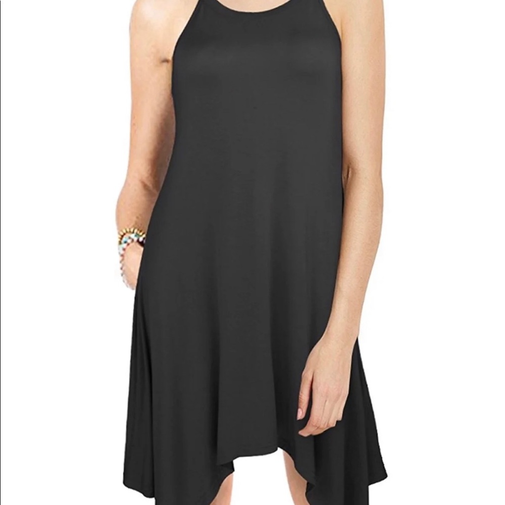 Irregular Hem Tank Dress